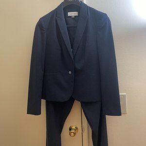 Calvin Klein blue suit size 6